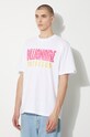 Billionaire Boys Club tricou din bumbac Straight Logo alb B24243