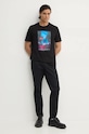 Pamučna majica Armani Exchange XM000058.AF10356 crna NC24