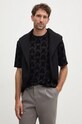 Tričko Armani Exchange kulatý černá XM000061.AF10356