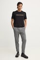 Pamučna majica Armani Exchange XM000127.AF10356 crna NC24