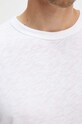 American Vintage t-shirt bawełniany MSON02DGH24 biały