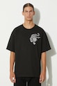 Oblečení Bavlněné tričko Kenzo Gots Star Tiger Emb Oversize T FE65TS2964SI.99J černá