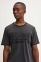 Diesel tricou din bumbac T-RAWJUST gri A14016.0KMAH