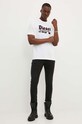 Diesel t-shirt in cotone T-ADJUST-K1 A14789.0GRAI bianco AW24