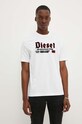 Diesel t-shirt in cotone T-ADJUST-K1 bianco A14789.0GRAI