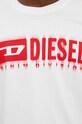 Pamučna majica Diesel T-ADJUST-Q7 A15398.0GRAI bijela