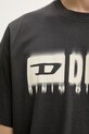 Diesel tricou din bumbac T-ADJUST-Q7 A15398.0GRAI gri