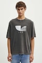 IRO tricou din bumbac gri MP19OURI