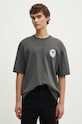 IRO tricou din bumbac gri MP19AUBIN