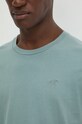 Hollister Co. tricou din bumbac KI324.4148.230 turcoaz