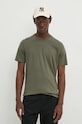 Bavlněné tričko Hollister Co. KI324.4148.330 zelená AW24