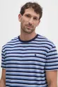 Бавовняна футболка Polo Ralph Lauren блакитний 710927103