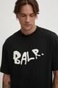 BALR. tricou din bumbac Game of the Gods negru B1112.1269