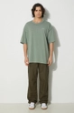 Vans tricou din bumbac Premium Classics LX VN000GBYE8A1 verde AW24