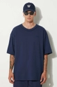 Vans cotton t-shirt Premium Classics LX cotton navy VN000GBYLKZ1