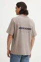 Oblečenie Bavlnené tričko Abercrombie & Fitch KI123.1039.400 béžová