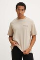 Abercrombie & Fitch t-shirt bawełniany regular beżowy KI123.4149.400