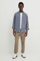 Abercrombie & Fitch tricou din bumbac KI123.4151.101 bej AW24