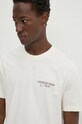 Abercrombie & Fitch tricou din bumbac bej KI123.4151.101