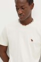 Abercrombie & Fitch t-shirt bawełniany 3-pack bawełna beżowy KI124.4064.400
