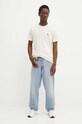 Abercrombie & Fitch t-shirt bawełniany 3-pack beżowy KI124.4064.400