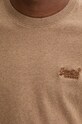 Хлопковая футболка Superdry M1011245A.1KQ коричневый