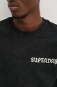 Superdry tricou din bumbac M1012012A.02A negru