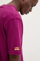 Bavlněné tričko Superdry M1012017A.17L fialová