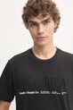 Bavlněné tričko Superdry černá M1012029A.02A