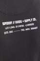 Bavlněné tričko Superdry M1012029A.02A černá
