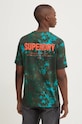 Îmbrăcăminte Superdry tricou din bumbac M1012034A.B2O verde