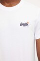 Superdry tricou din bumbac alb M1012078A.01C