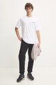 Хлопковая футболка Superdry M1012083A.T7X белый AW24