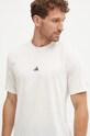 Футболка для тренинга adidas Performance Yoga бежевый IX9054