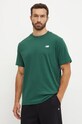 New Balance tricou din bumbac verde MT41509NWG
