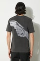 Odzież Filling Pieces t-shirt bawełniany Handshake Vintage 74413631284 szary