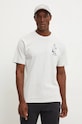 New Balance t-shirt bawełniany okrągły szary MT43554AHH