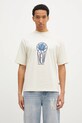 New Balance cotton t-shirt cotton beige MT44585LIN