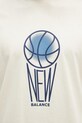 New Balance cotton t-shirt beige MT44585LIN
