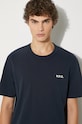 A.P.C. t-shirt bawełniany t-shirt boxy petit vpc COHBQ.H26391 granatowy
