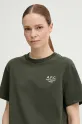 A.P.C. t-shirt in cotone standard rue madame GOTS verde COHBU.M26388