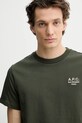 Bavlnené tričko A.P.C. standard rue madame GOTS COHBU.M26388