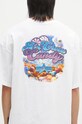 Βαμβακερό μπλουζάκι Alpha Industries Candy Crew 148509 λευκό