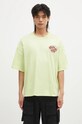 Памучна тениска Alpha Industries Candy Crew свободна зелен 148509