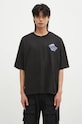 Abbigliamento Alpha Industries t-shirt in cotone Candy Crew 148509 nero