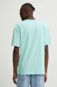 Bavlnené tričko Karl Kani tyrkysová 60300091