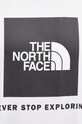 Βαμβακερό μπλουζάκι The North Face S/S Raglan Redbox Tee NF0A87NJFN41 λευκό