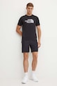The North Face sportos póló 24/7 Easy NF0A895KJK31 fekete AW24