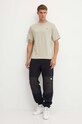 Βαμβακερό μπλουζάκι The North Face Natural Dye Tee NF0A89CX9OX1 μπεζ AW24