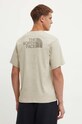 Ρούχα Βαμβακερό μπλουζάκι The North Face Natural Dye Tee NF0A89CX9OX1 μπεζ